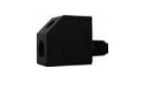 Mounting block for pressure gauge - L: 75mm - Fitting 1/4"NPT - Inlet 3/8"NPT M - Outlet 3/8"NPT F