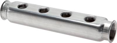 Manifold - Stainless steel - 2x G 1" F - 5 x G 1/2" F - PN10