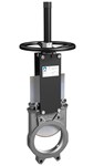 Vanne à guillotine à volant - Inox 316 - EPDM - DN300 - Wafer GN10 - PN6 - Unidir. - (+)90°C