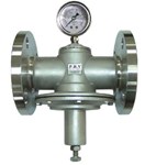 Pressure reducing valve - 316 Stain.Steel body - FPM - Flanges DN25/GN16 - Downstream P: 0,2to1,5bar