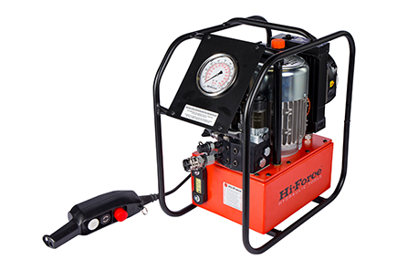 230V (60Hz), electric driven hydraulic torque wrench pump - premium line - analogue gauge