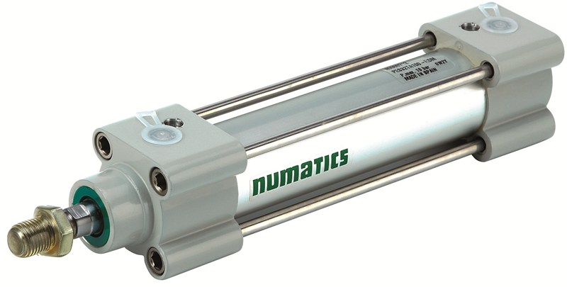 Piston rod cylinder alum. ISO15552 Ø32 - Stke 600 - 10bar - Double act. - Piston rod: chromed steel