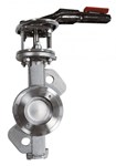 Butterfly valve - Steel body - Inconel - DN50 - Wafer GN10 - PN25 - Manually operated - 320°C