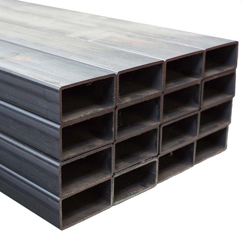 Tube rectangulaire - Acier - Soudé électriquement - Dimensions : 120 x 40 x 3 mm