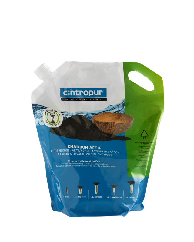 Cintropur D Active carbon - 3,4l - For 60m³ of water