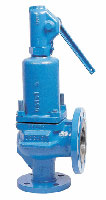 Safety valve - Carbon Steel body - Stainless Steel - Flanges DN100/DN150 - Tared at 18,5bar - 300°C