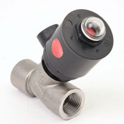 PRESSURE OPERATED ASCO VALVE SERIES 290 VALVE 2/2 NC STAINLESS STEEL ENTRY UNDER DISC G.3/8 DN10 O…