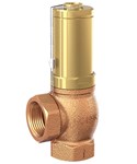 Soupape de décharge en bronze GOETZE type 617 - G1"1/4 - PN20 - 2-12 bar - NBR - max. 130°C
