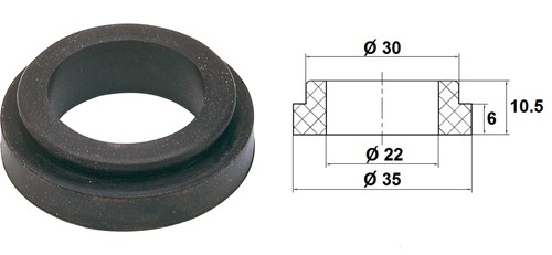 NBR gasket for express coupling Ø20 - For all references