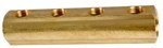 Collecteur laiton à 2 sorties  Ø 1" x 1/2"