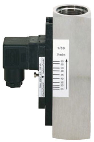 Flussostat - Laiton - 1/2" FF - Pl de réglage: 0,5 à 1,6 l/min - Pmax: 300 bar