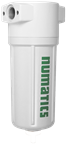 Water separator without automatic drain - Aluminum - FPM - 1/2" - Max 17bar - Flow rate: 151m³/h