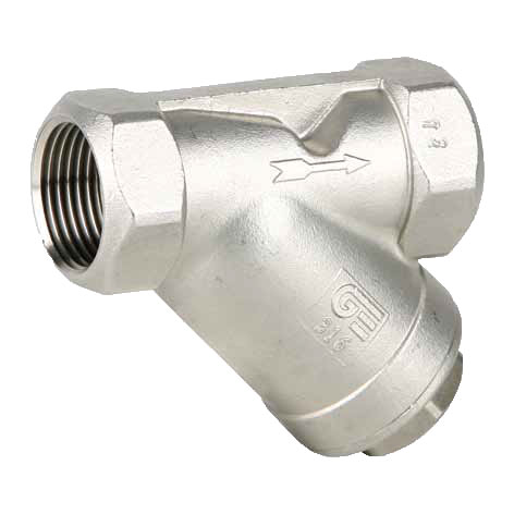 Filter - 316 Stainless Steel body - PTFE - G1/4'' FF - PN40 - Hor./ver. assembly - 1000µm - (+)240°C