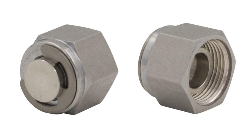 Double ring compression fitting - Plug Type SP - Stainless steel - 6mm - +455°C