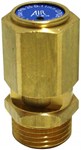 Soupape de sécurité en laiton pour cuve de compresseur - G1/2" - 11 bar
