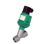 Globe valve - Angle Stainless Steel 316L body - NBR - G3/4'' FF - PN10 - 2/2 - 24VDC - 90°C