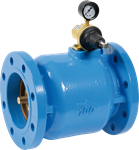 Pressure Relief valve - Cast Iron body - NBR - DN150 - Flanges - GN16 - PN16 - 1,5 bar - (+)80°C