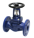 Globe valve - Straight Cast Iron body - Metal/Metal - DN32 - Flanges GN16 - PN16 - 2/2 - 300°C