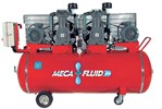 Piston Compressor - 1600 l/min - 500 l - 11bar - 2x2 cylinders - 2x2 stages - 2x4 kW - 400VAC TRI