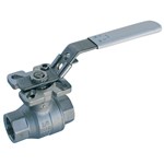 Vanne à sphère corps 2 pièces en acier inox - 2/2 - 1" - NPT