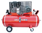 Piston Compressor - 650 l/min - 270 l - 11 bar - 2 cylinders - 2 stages - 4 kW - 400 VAC TRI