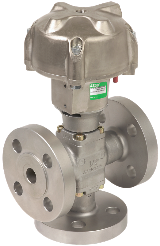 Globe valve - Straight Stainless Steel body - PTFE - DN32 - PN40/GN40 - 3/2 - Universal - Max 10 bar