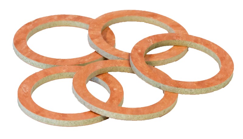 Bag of 10 Klingerit gaskets Ø 3/4"