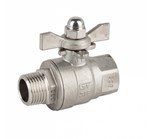 Ball valve - 316 Stainless Steel body - PTFE - G1/4''  MF - PN63 - 2/2 - 2 parts - 180°C