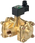 ASCO Solenoid valve Serie 316 - Brass body - NBR - 3/2 - NC - 1'' NPT - 24/DC - No manual operator