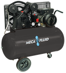 Piston Compressor - 350 l/min - 50 l - 11 bar - 2 cylinders - 1 stage - 2,2 kW - 230 VAC mono