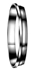 Back ferrule for double ring compression fitting - Type SFB - Stainless steel - 1/8"