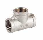 Threaded fitting - Equal Tee - Stainless Steel - 1/2" F - Max pressure: 20 bar