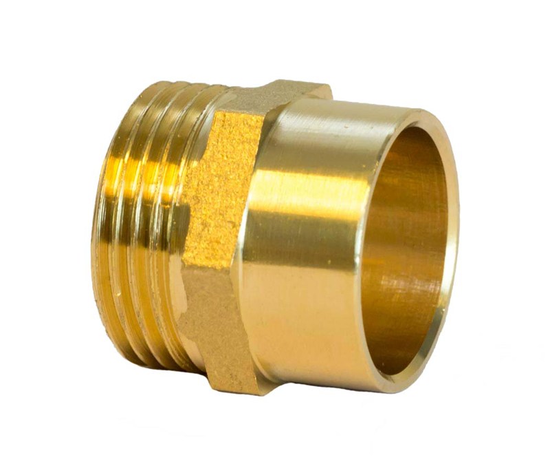 Manchon F/C laiton  Ø 3/8" M x 12