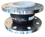 Expansion compensator - Stainless steel - Flanges - DN 80 - PN16 - white NBR for food industry