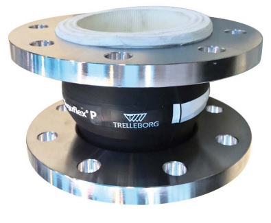 Compensateur de dilatation à brides inox - DN 80 - PN16 - NBR blanc alimentaire