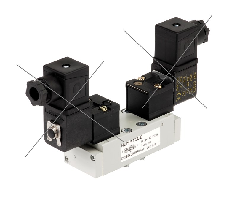 Spool valve on subbase - 5/2 Bi - Electro-pneumatic - Electro-pneumatic return - No gasket