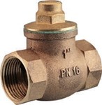 Check valve - Bronze body - PTFE - G1/2'' FF - PN16 - Any position assembly - 180°C
