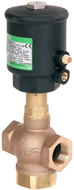 Globe valve - Straight Bronze body - PTFE - G1/2" FF - PN16 - 3/2 - 184°C - 3 to 10 bar