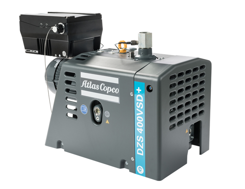 Pompes à vide sèches à becs Atlas Copco Vacuum DZS à vitesse variable - 398 m³/h - G2"