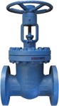 Gate valve - Cast Steel body - Stainless Steel - DN200 - Flanges GN100 - +400°C - Manually operated