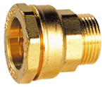 DECA compression fitting - Straight - Brass - G2"M - 63 mm - For PE hose - 16 bar