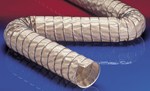 Flexible Norres CP 475 FOOD en PTFE - 125x137 mm - Blanc - Vide: 0,06 bar - L: 6m