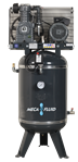 Piston Compressor - 650 l/min - 270 l - 11 bar - 2 cylinders - 1 stage - 4 kW - 400 VAC tri