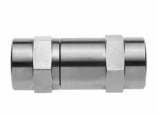 Clapet anti-retour en inox à siège conique type SO CV 53B00 - G1/2" - 315 bar