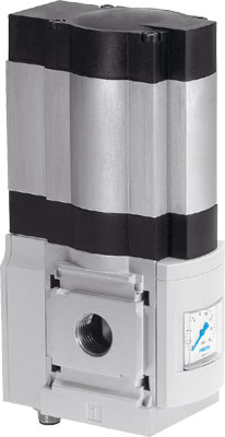 Régulateur piloté FESTO Série MS - G1/4" - Régul : 0,3 à 7 bar - P. max : 20 bar - Q: 3000 l/min