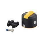 Target pucks for IFM dual sensor