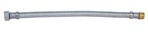 Flexible EPDM avec tresse en inox - Ø13mm - G1/2"MF - 1000mm - max. 10bar - max. +90°C - avec joint
