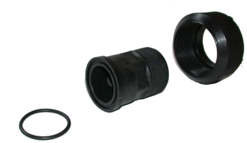 Set de 1 raccord complet (1 raccord, 1 écrou et 1 o'ring) pour 1''1/4