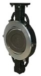 Butterfly valve - Stain.Steel body - Metal - DN80 - Wafer GN10 - PN25 - Manually operated - 320°C