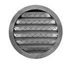 Grille en aluminium -  soufflage/extraction - Ø 100mm